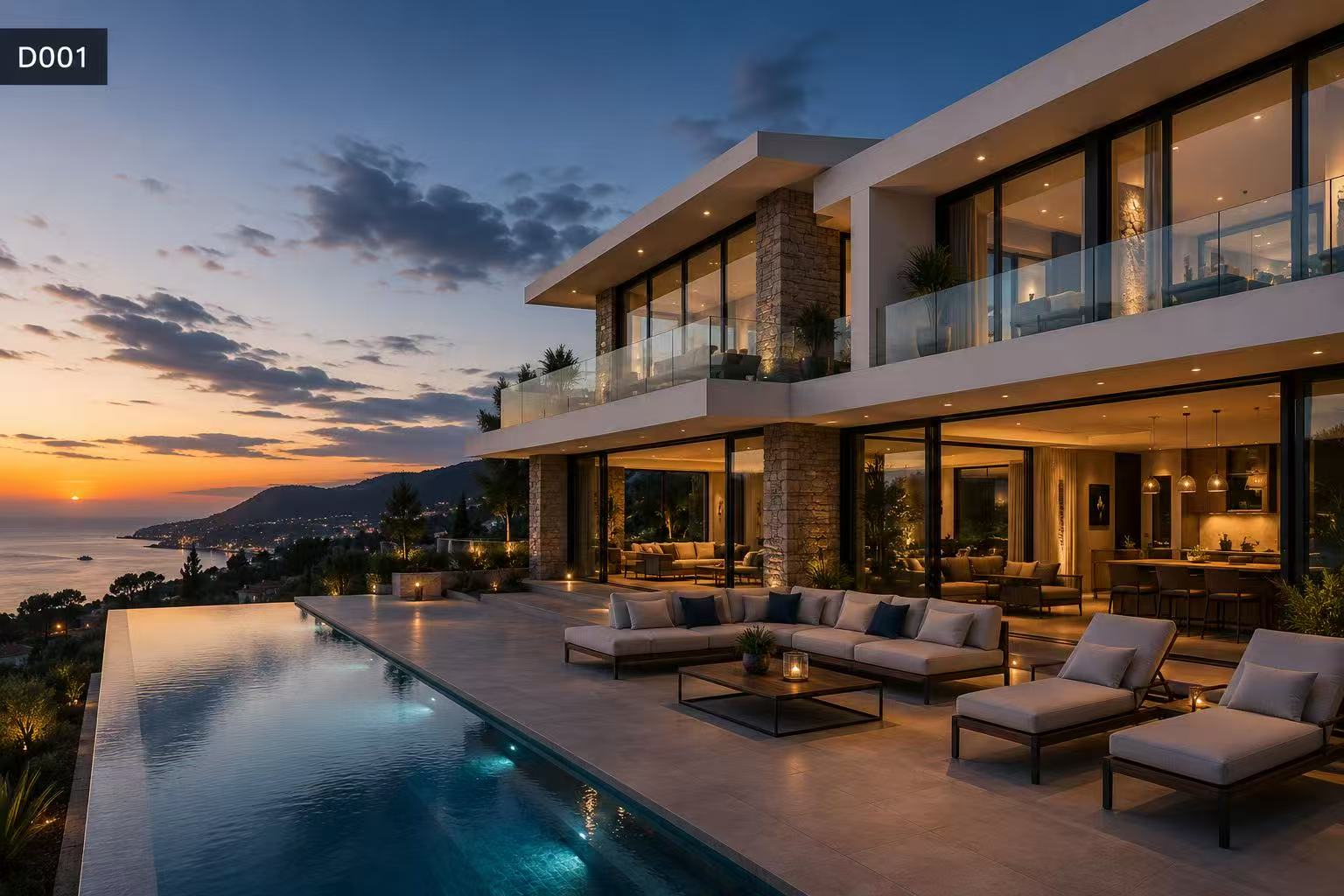 Integrated solutions for luxury villas, including windows & doors, hardware and bathroom products.