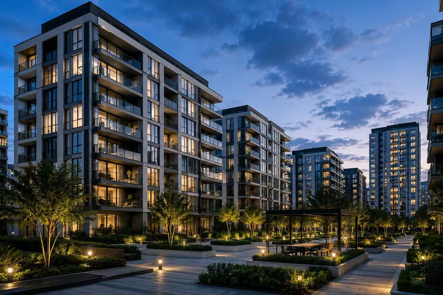 Efficient sourcing solutions for modern residential and apartment developments worldwide.